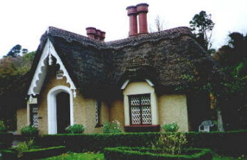 A thatched house