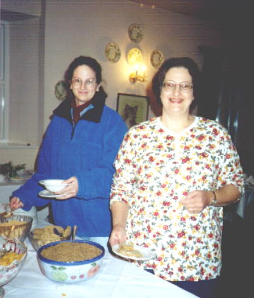 at breakfast