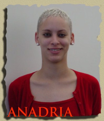 Miss Anadria Aguinaga, P-T Classified Staff.