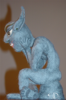 Gorgoyle: What do You Think? from side and back