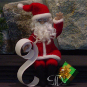 Pose-able Santa Claus Sittting