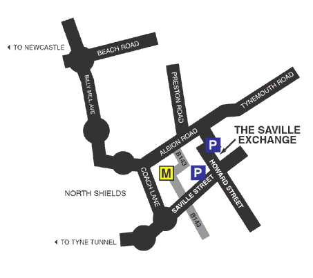 directions to Saville Exchange