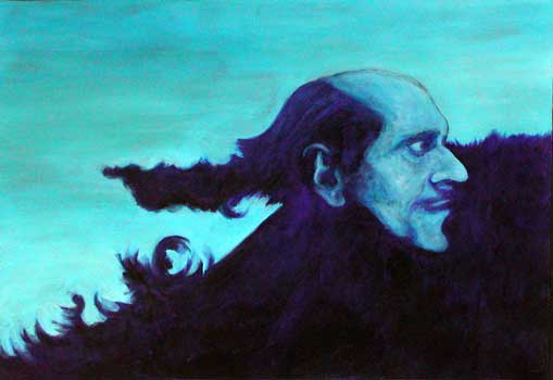 Zilioli D. Massimo - Autoritratto - Selfportrait - Acrilico su tela - Acrylic on canvas - 2002