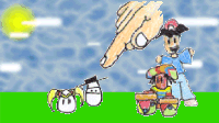 Sailor Mon is in danger!!! It's Tuxedo Mon to the rescue!