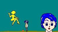 'How dare you shake an innocent tree like that! In the name of Greenpeace, I will punish you!'