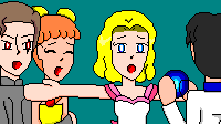 Io, Chibi Nova, Sparkle and Black Hole (who is cute and not expandible!)
