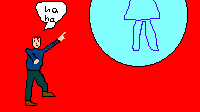 'hahahahaha your trapped kewl huh'