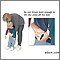 Heimlich maneuver on conscious child