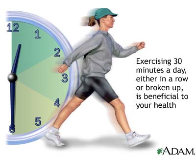 Exercise 30 minutes a day