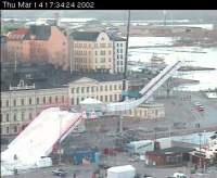 Kauppatori snowboard jump