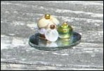 Perfume on mirror