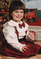 Meagan Age 2 years 3 months - Christmas 1993
