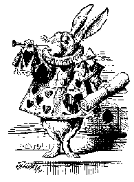 RABBIT HERALDING at COURT.
