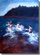 Running into the Water
