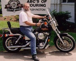 A man and his Harley