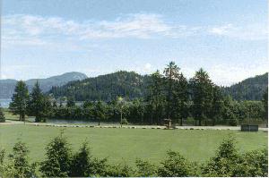 View 2 - mountains and river mouth