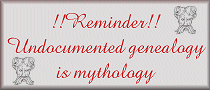 Reminder undocumented genealogy is mythology