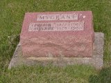 Ephriam and Catherine's gravestone at Zanesville, Indiana Cemetery. Click to enlarge
