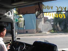 Helping the bus driver