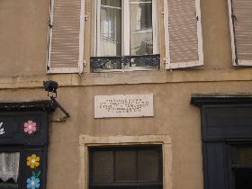 Plaque on the wall