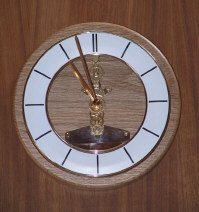 Oak clock
