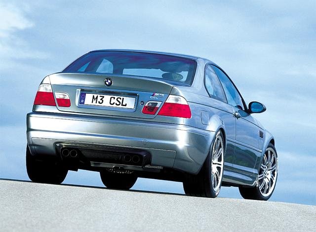 E46 M3 CSL Coupe - rear view