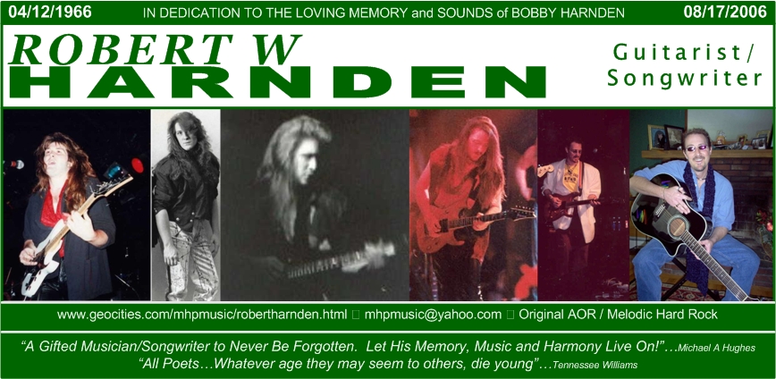 robert harnden, bobby harnden, bob harnden, guitarist, robert w harnden