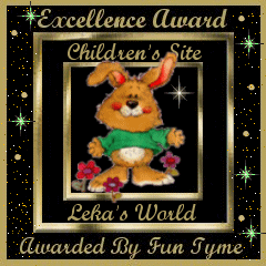 Thank You Aunty Sandy at "Funtyme" I love my Award