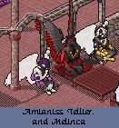 Amianiss, Melly, and Telly
