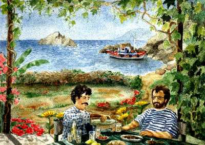 Piko and Kaptain Ouzo
