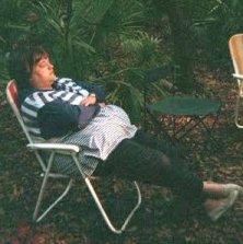 Tina relaxing