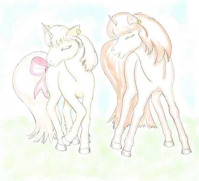 cute lil unicorns, artist unknown