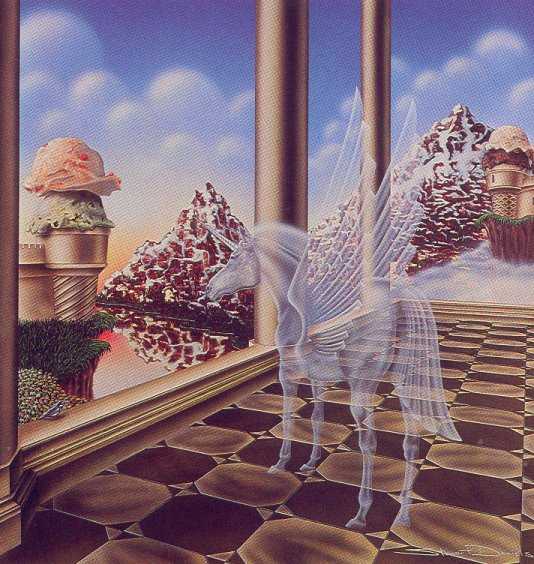 icecream castles, artist unknown 