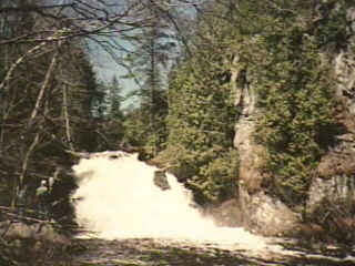 Pinnacle Falls (look closely to see paddlers standing lower left)