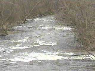 downstream of bridge
