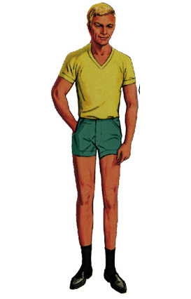 green acres paper dolls