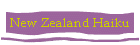 New Zealand Haiku