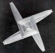 Save the crosses to burn special fires throughout the yeat, or as good luck charms.