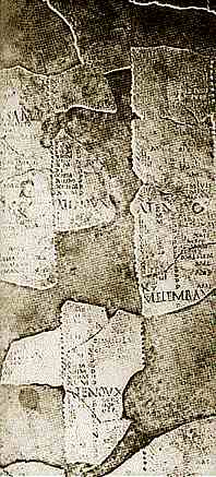 The celtic calendar found in Coligny