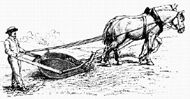old fashioned plowing