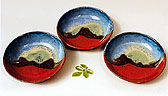 Three bowls by Mendos