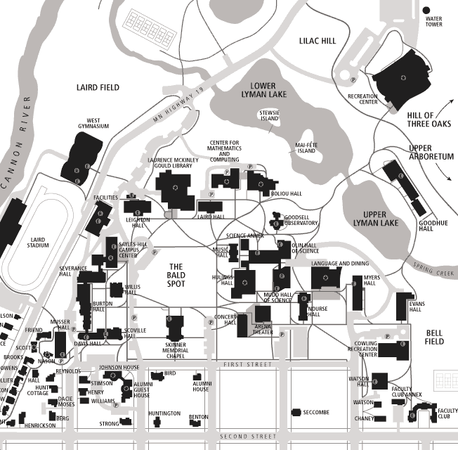 map of carleton campus