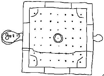 a possible fidchell board?