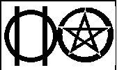  Druid sigil and Wiccan pentacle