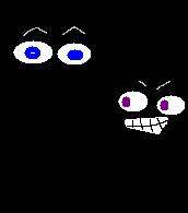 What is up behind Sean's evil grin?