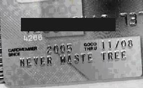 A shot of the incriminating evidence of the junk-credit-mail industry