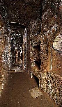 Okay, the chapel's lower floor isn't quite this creepy. But even the security dislikes the dark marble tunnels at night.