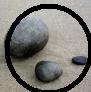Three stones in a circle as mentioned in the prophecy. 