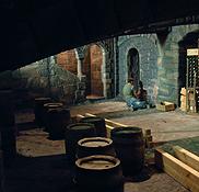  Sean trapped in the room with barrels of glen fiddich.