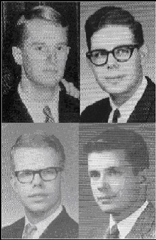Upper left Fisher, Upper right Cherniack, Lower left Nelson, Lower right Frangquist